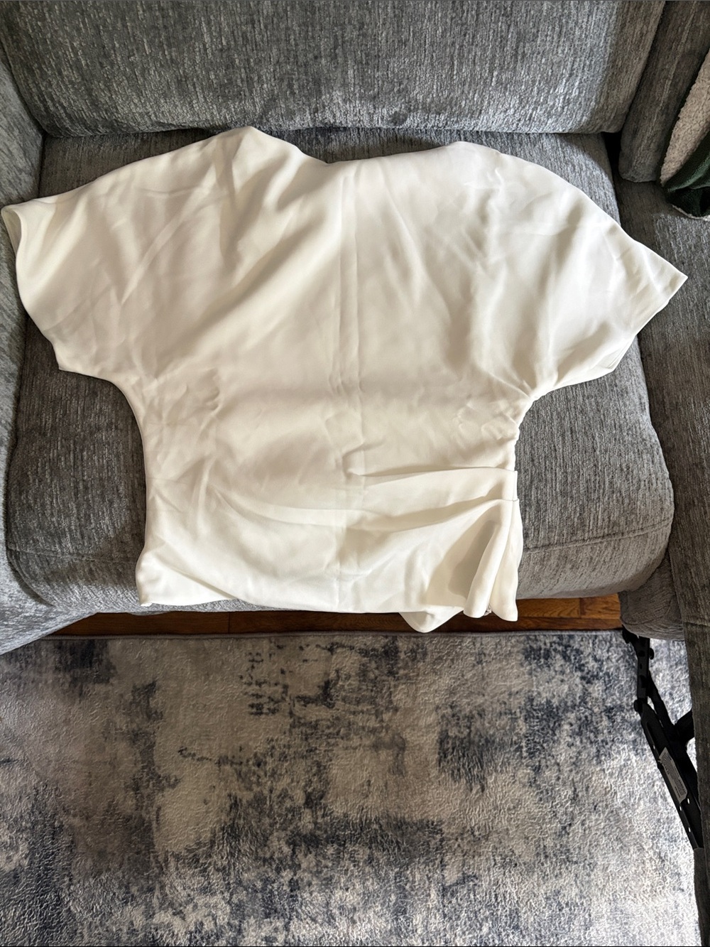 Women's White Short-Sleeve Blouse - Lightweight Everyday Top